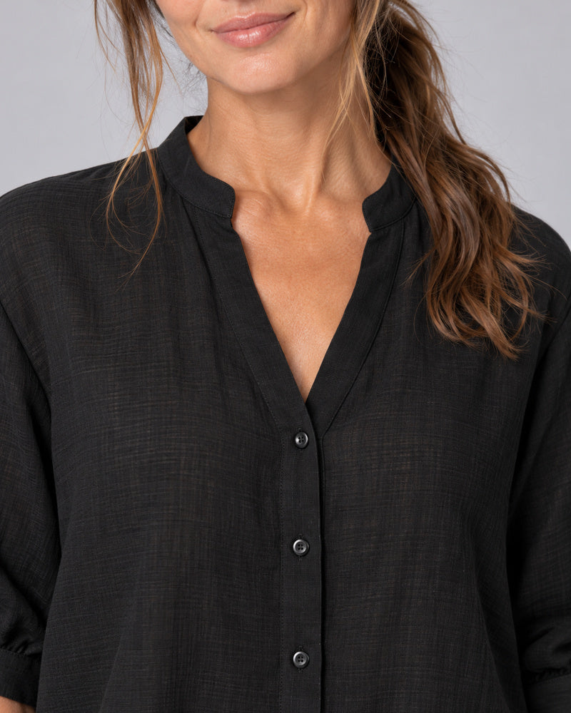 Brook Black Relaxed Fit Shirt