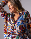 Elora Relaxed Shirt in Multi Print