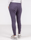 Kiera Cotton Jogger Pant in Gunmetal