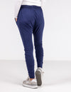 Kiera Cotton Jogger Pant in Navy