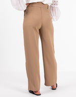 Prudence Front Seam Pants in Beige