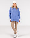 Julia Crew Neck Knit Jumper in Blue