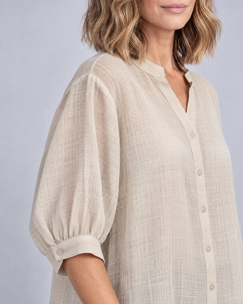 Brook Beige Relaxed Fit Shirt