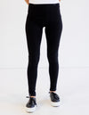 Emmett High Waist Stretch Pant in Black