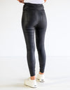 Marci Stretch Pants in Black Leatherette