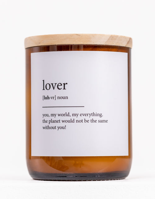 Dictionary Candle - Lover