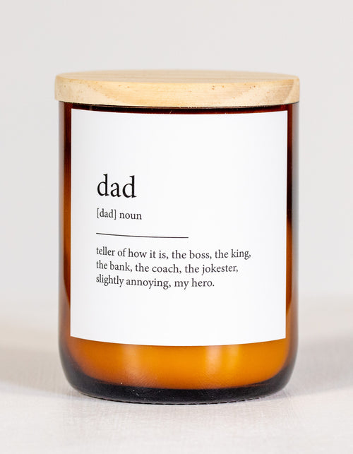 Dictionary Candle – Dad