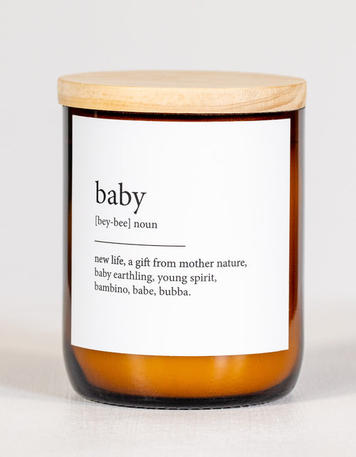 Dictionary Candle – Baby